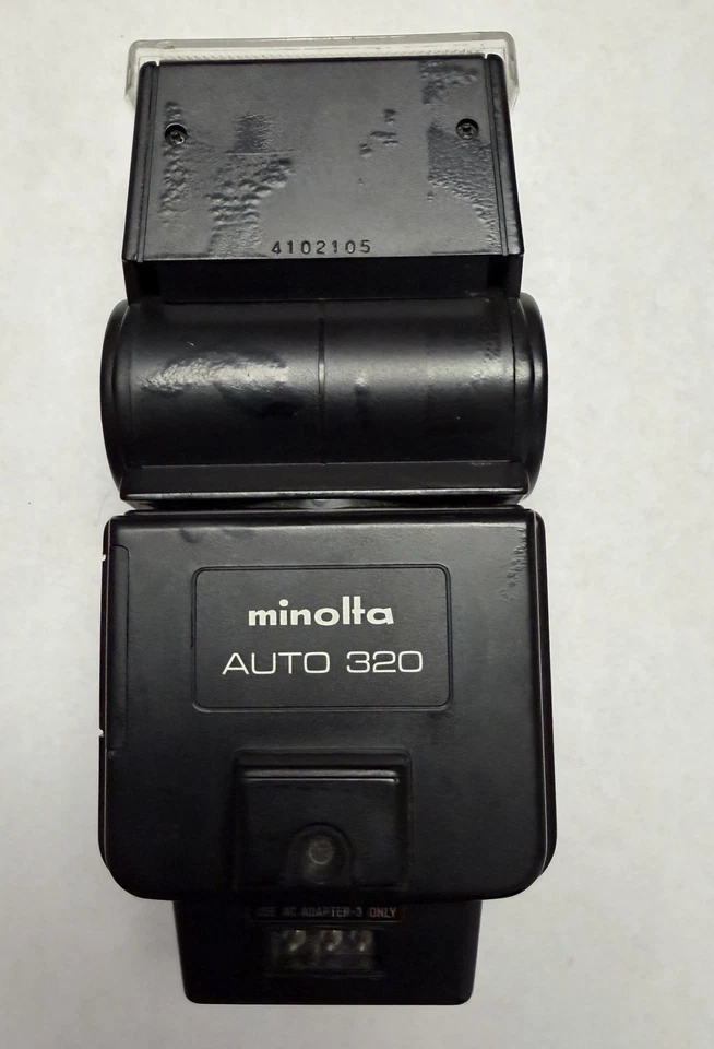Minolta Auto 320 Flash - Not working, see item description. - Image 4 of 4