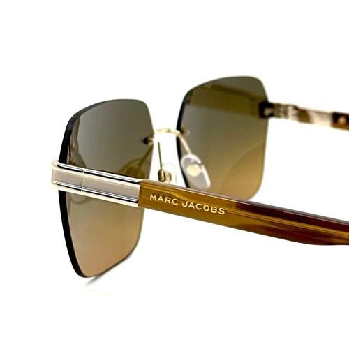 Neu Marc Jacobs MARC713/S 0EX4 SE Sonnenbrille goldfarben/braunes Gestell grün/braun Farbverlauf - Bild 6 von 10