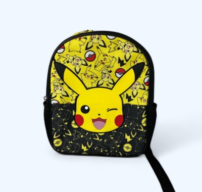 Pokémon Pikachu 12  Mini Backpack Bioworld Cartoon Yellow & Black