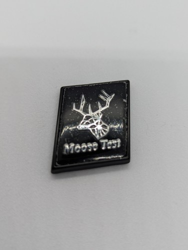 Volvo Moose Test Badge Black New XC90 XC60 XC40 S90 V90 V60 S60 S80 V40 C30 S40 - Picture 2 of 2
