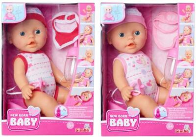 Simba Puppe New Born Baby Entzückendes Baby Set zufällige Auswahl 105037800