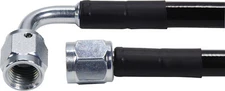 Allstar Performance 48434-30 | Coated Braided Line 30in #3Hose -3Str/-3 90 Steel