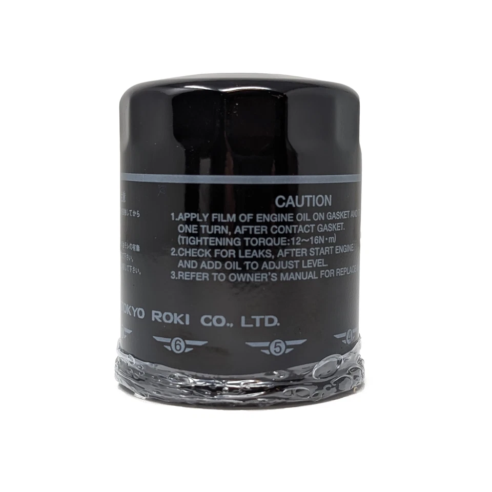 Kit de filtro de aceite y junta de aplastamiento de motor Subaru 15208AA21A y 803916010 - Paquete de 2 Foto 2 de 4