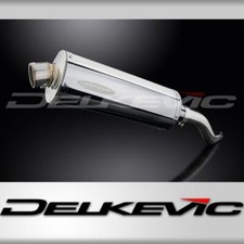 KAWASAKI Z750S Z750 2007-2012 350mm OVAL STAINLESS BSAU SILENCER EXHAUST KIT