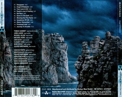 AVANTASIA ANGEL OF BABYLON NEW CD