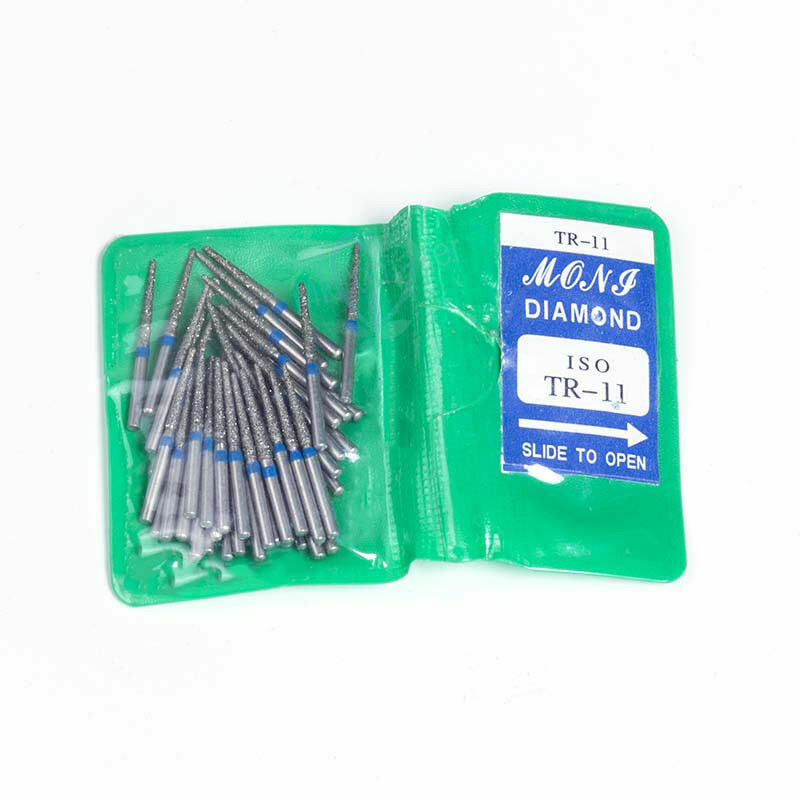 50pcs Dental Diamond FG High Speed Burs for Polishing Smoothing Dental