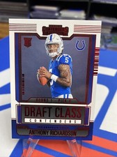 Anthony Richardson 2023 Panini Contenders Football Draft Class RED PARALLEL RC 1
