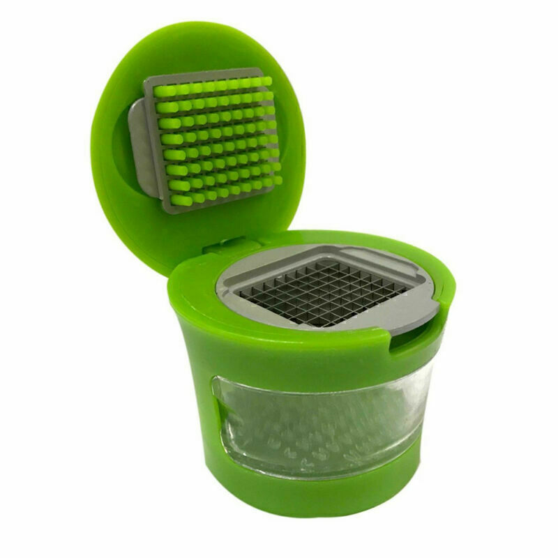 New Stainless Press Vegetable Garlic Onion Slicer Chopper Cutter Dicer Kitchen-image