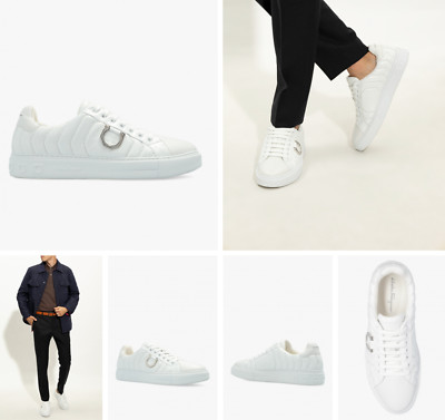 Salvatore Ferragamo Gancini 'Laky' Sneakers Runners Shoes Trainers New 39