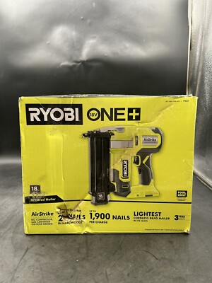 Ryobi ONE+ 18V AirStrike 18 Gauge Brad Nailer Cordless Model P321