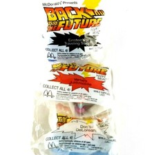 Lot of 3 1991 Back to the Future McDonalds Happy Meal Toys DeLorean Train More