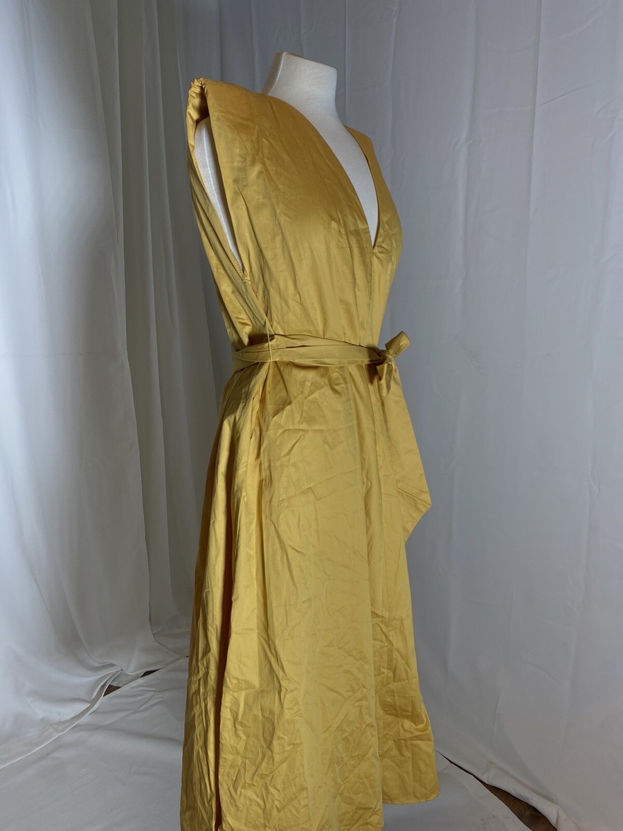 yellow midi dress zara Vibrant Yellow Midi Dress by ZARA