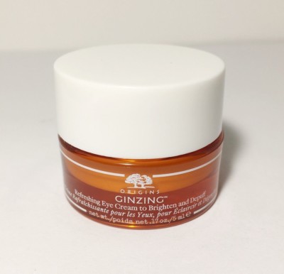 Origins ginzing refreshing eye cream to brighten & depuff Travel Size 5ml/0.17oz