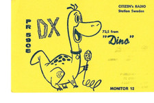 qsl pocztówka Szwecja