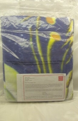 Easter Seals Fleece Lap Blanket NEW in Sealed Package Mystery Design?? (READ)