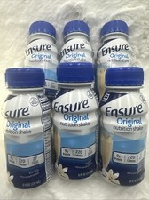 Ensure Original Nutrition Vanilla Shake 8 fl.oz - 27 Vitamins  9g Protein 6 Pk