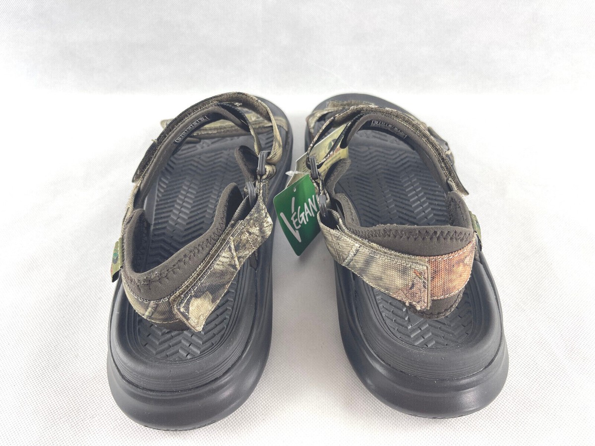 Skechers Mossy Oak Men Camo Velcro Strap Sandals in Green and Brown Size 12 New Skechers Mossy Oak Luxe Relaxed Fit Foam Sandals Camo Men`s  main image 3