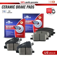 Front & Rear Ceramic Disc Brake Pads For 2016 2017 2018 - 2020 Chevrolet Malibu