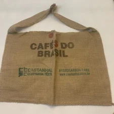 NEW Cafe Do Brasil up-cycled burlap boho bohemian large size shoulder bag