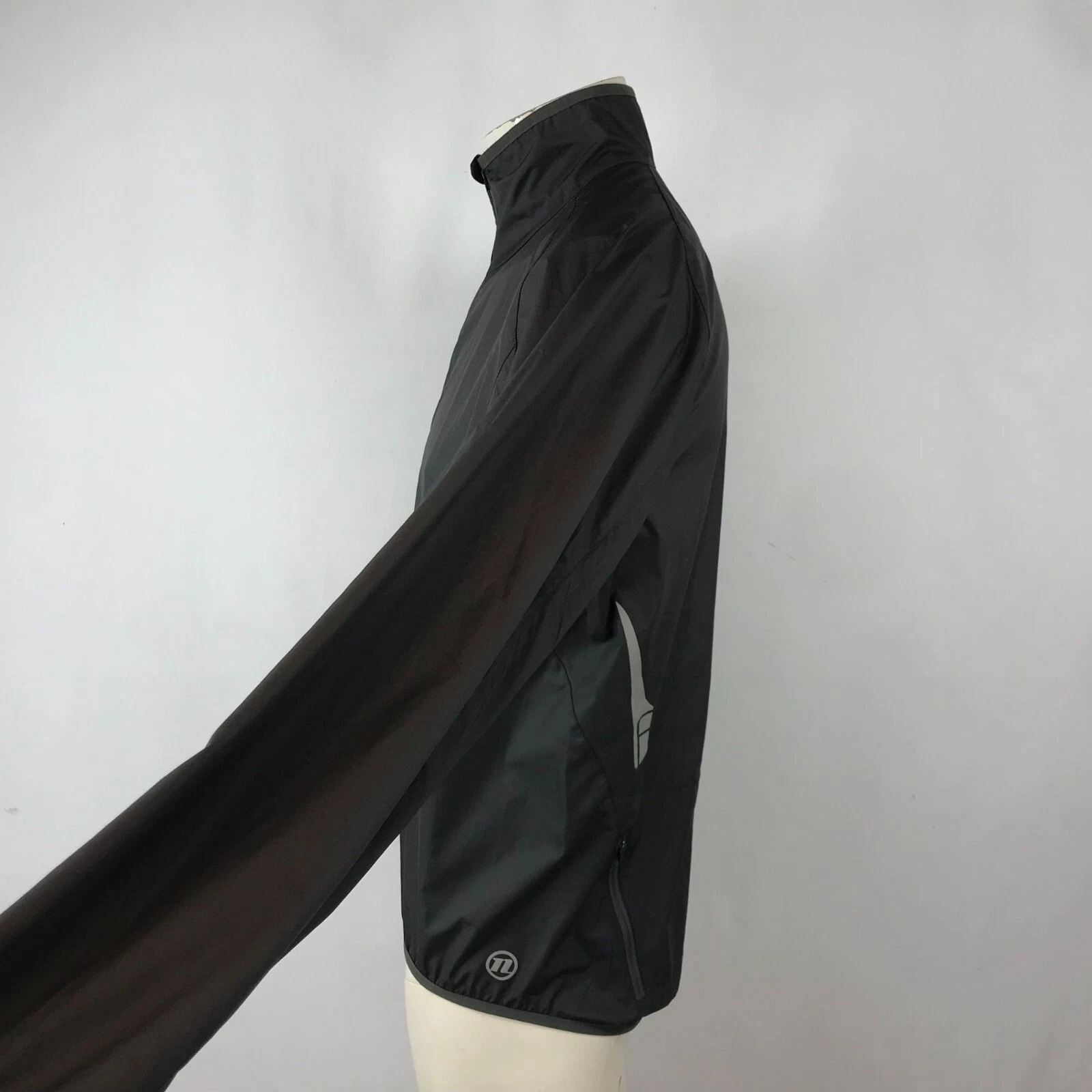 novara full zip polyester cycling jacket