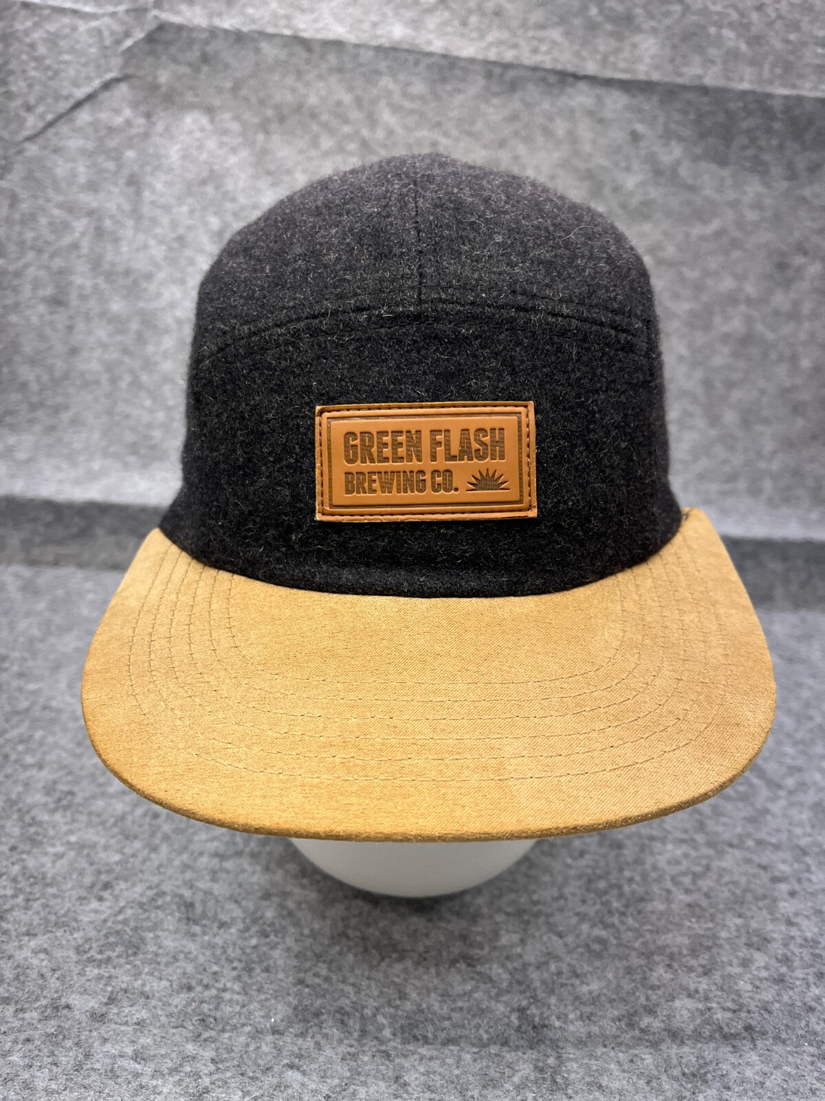 Green Flash Brewing Hat Cap Strap Back Adult Gray… - image 1