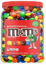 M&M'S Peanut Butter Milk Chocolate Candy, 55 oz. - FREE shipping