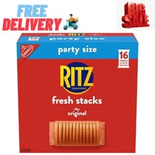 RITZ Fresh Stacks Original Crackers Fresh Stacks, Party Size (16 Stacks)