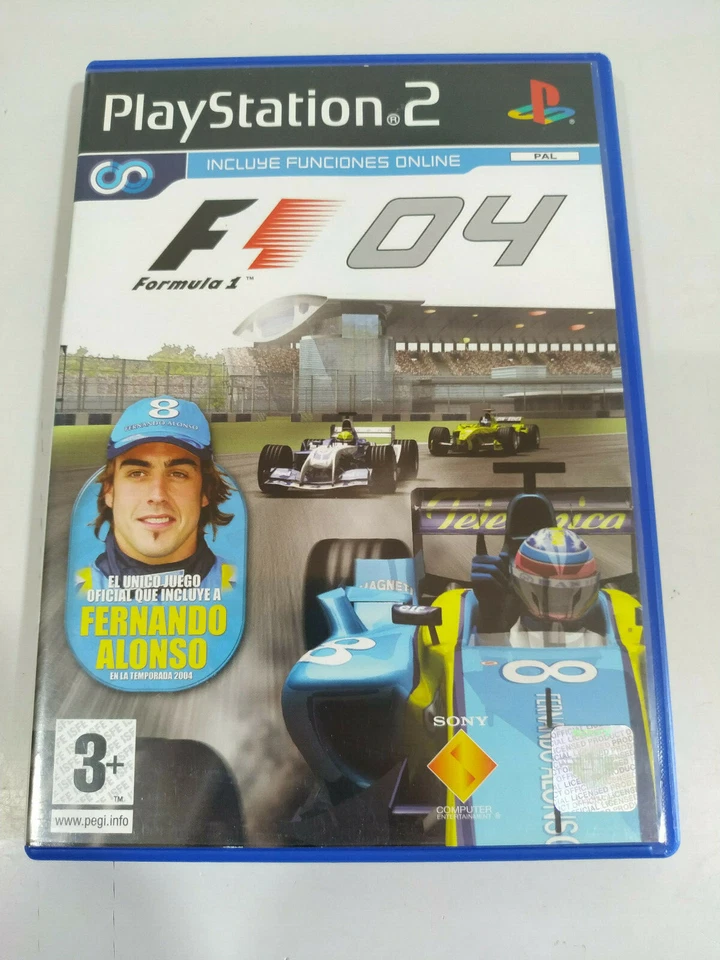 F1 04, PS2, Formula 1, Fernando Alonso, COMPLETO, foto 1 de 4