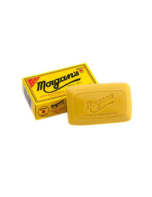Morgans Anti-Bacterial Medicated Daily Deep Cleanses Face Soap 80g Retro Box