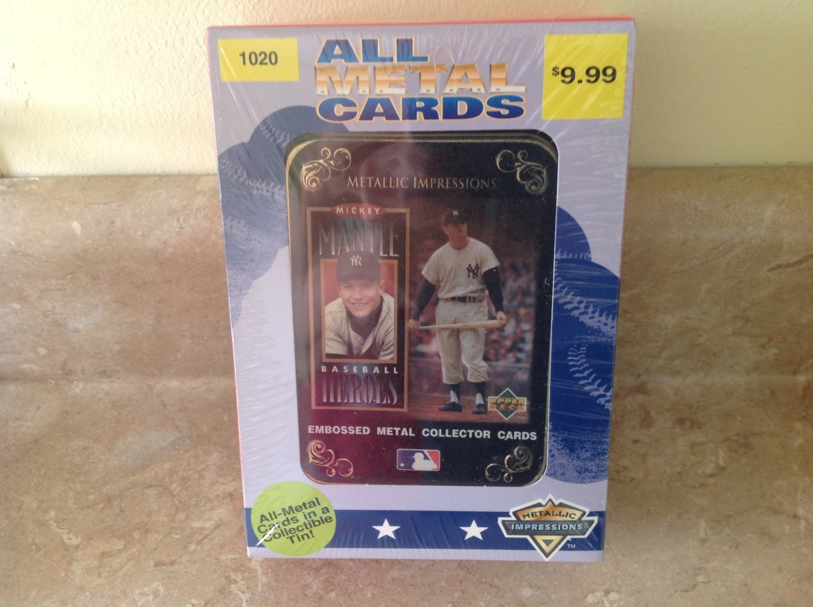 Upper Deck Metallic Impressions Embossed Metal Collector Cards Mickey