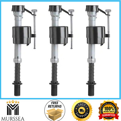 400A Universal Toilet Fill Dual Flush Valve (Contractor 3-Pack)