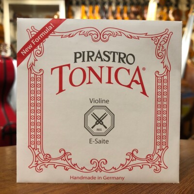 PIRASTRO Tonica - New Formula - 4/4 Violin Geige E Saite, Schlinge, in 3 Stärken
