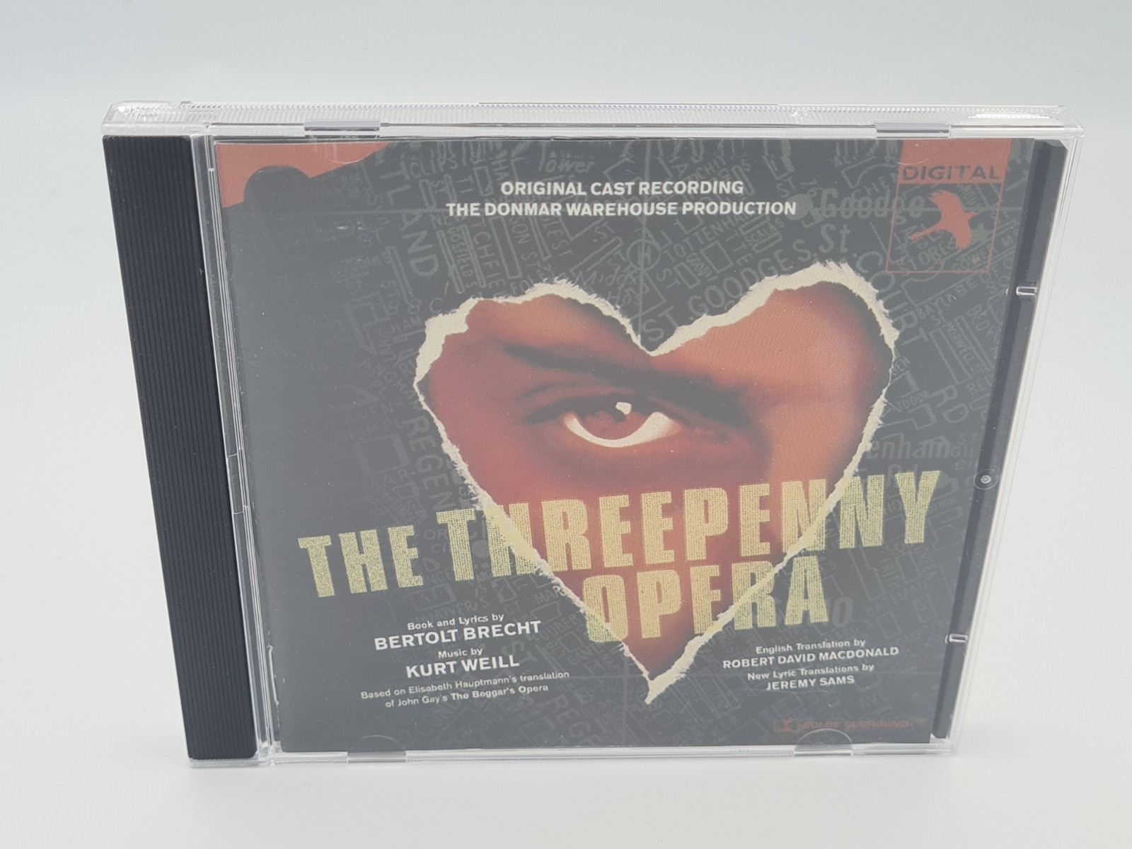 The Threepenny Opera - Original Cast Recording Cd Donnar Warehouse Kurt Weill