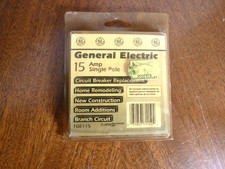 GE General Electric THQP115 Thin 15-Amp 1-Pole 120/240VAC Breaker New Old Stock
