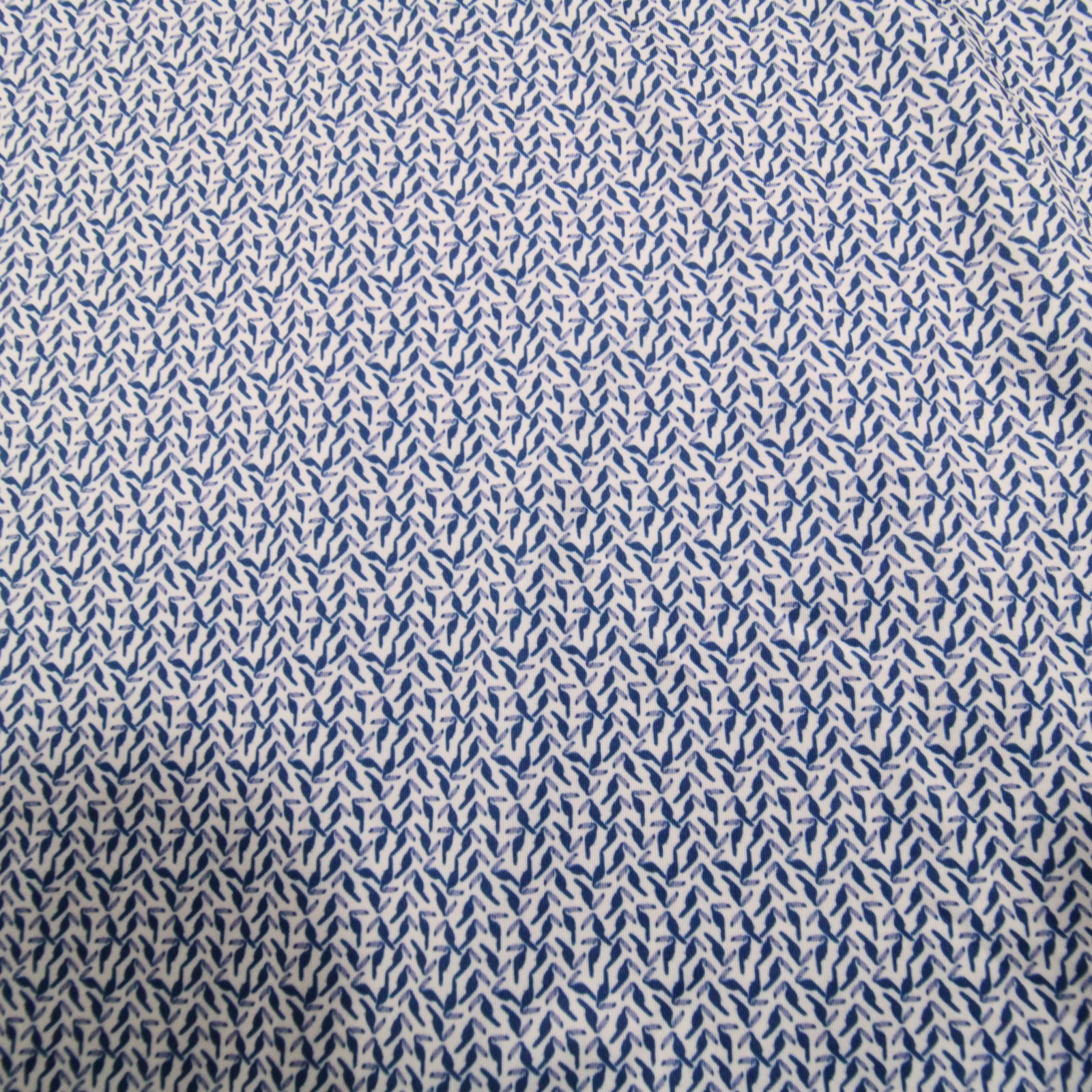 Donald Ross short sleeve golf polo shirt L Men blue all over print