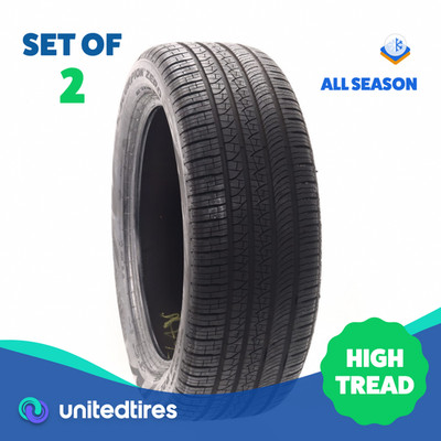 Set of (2) Driven Once 275/50R22 Pirelli Scorpion Zero RIV Elect 116H - 10/32
