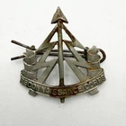 Genuine WW2 Reconnaissance Corps White Metal Cap Badge