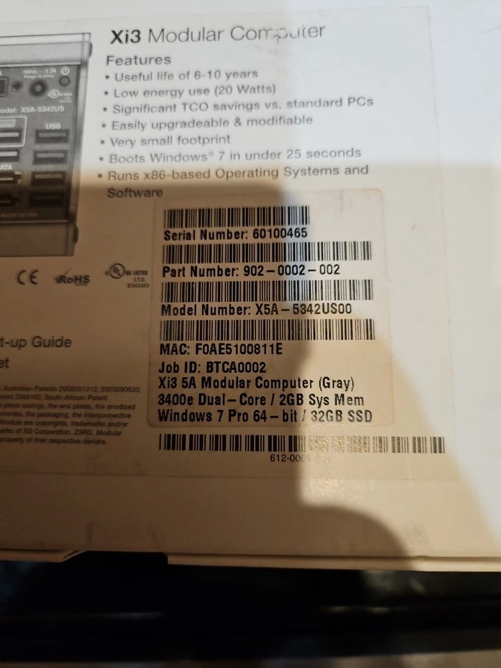 Mini PC X5A para computadora modular Xi3  Foto 4 de 4