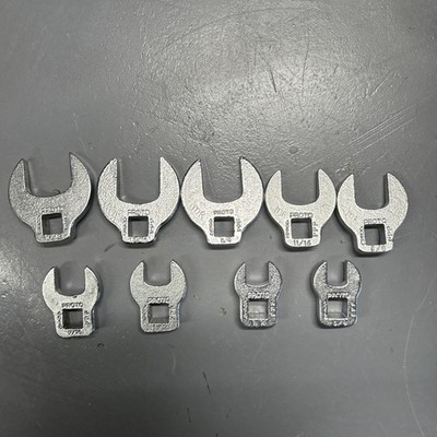 Proto Professional 3/8  Drive Crowfoot Wrench Set   9 Piece SAE (USA Made)