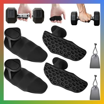 4Pcs Rypt Weight Lifting Grips, Gym Workout Training Gloves for Women Men