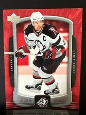 2005 Chris Drury UD ice hockey card ROOKIE UPDATE 11. rookie card picture