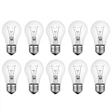 10 x Leuci Glühlampe 40W E27 klar Glühbirne 40 Watt Glühbirnen warmweiß dimmbar