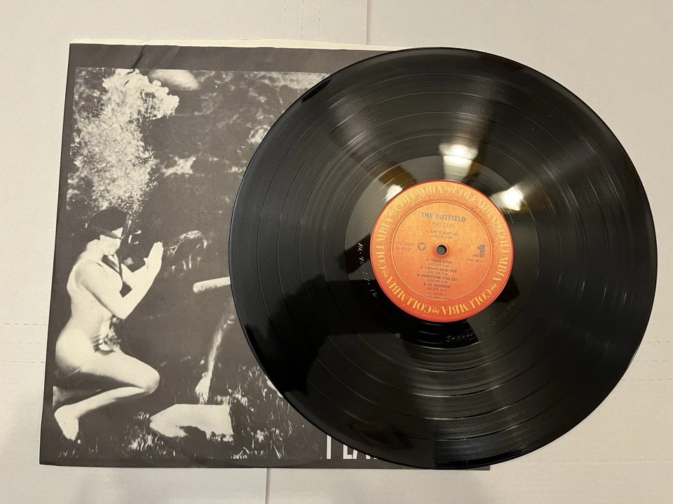 The Outfield Play Deep 1985 Vinyl NM Record Album LP Columbia Records BFC 40027 - Image 3 of 4