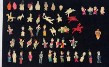 Lot of 50 Variety Vintage Celluloid Cracker J...