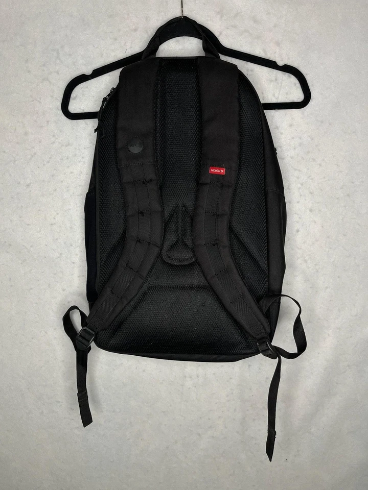 Nixon Mochila Bolso Negro Laptop Escuela Viaje Mochila Hombre Mujer Nylon Foto 4 de 4