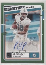 2020 Panini Donruss Signature Marks Green 16/25 Preston Williams #SM-8 Auto 0l8