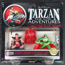 John Carter Vs O Mad Zad Tarzan the Epic Adventures Conqueror of Mars 1995