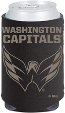 Washington Capitals 2-Pack CAN Tonal Black Logo Beverage Insulator Neoprene...