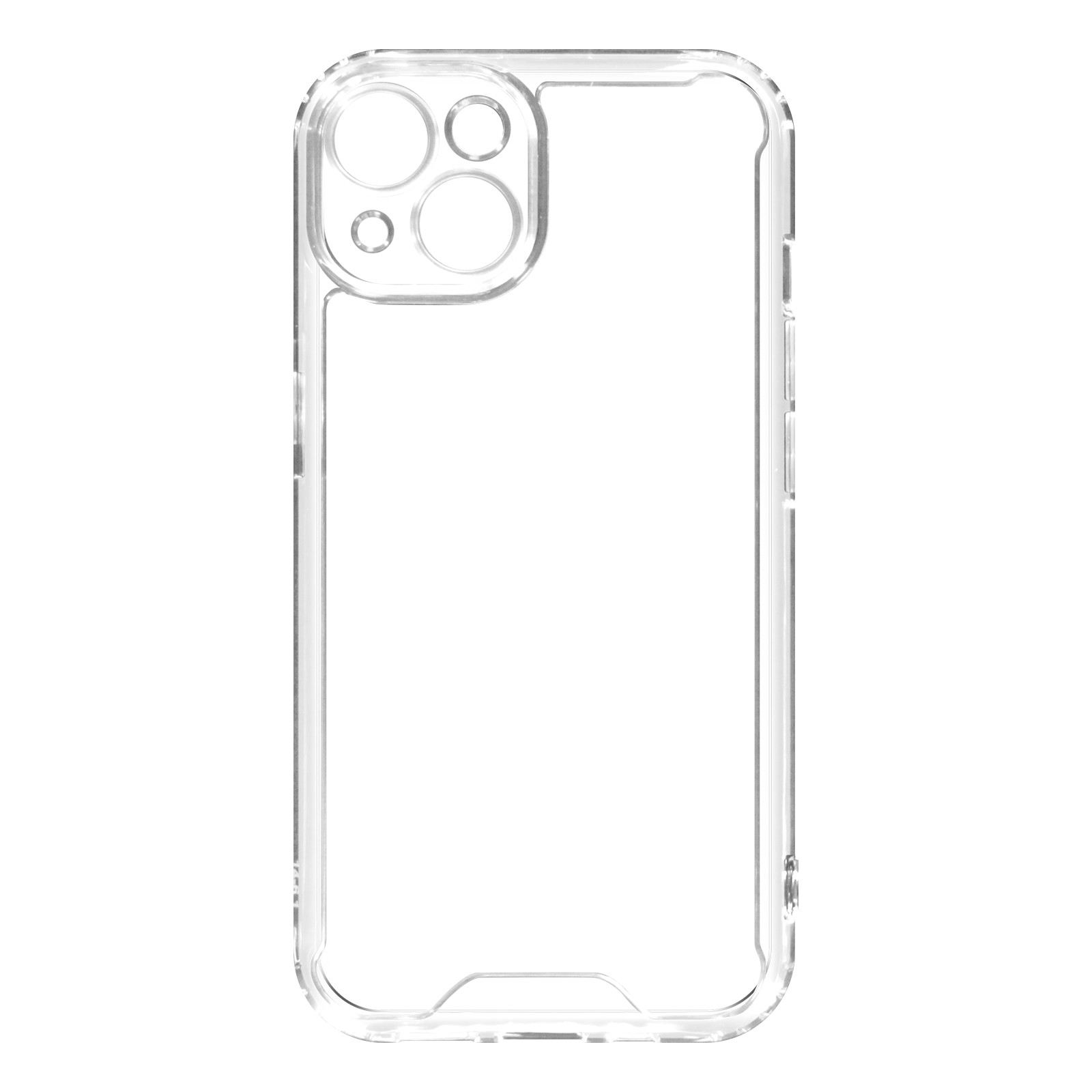 Coque iPhone 14 antichoc Avizar avec bord en silicone protecteur transparent