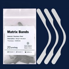 Dental Tofflemire Contoured Matrix Bands Medical Stainless Steel Thickness0.04mm